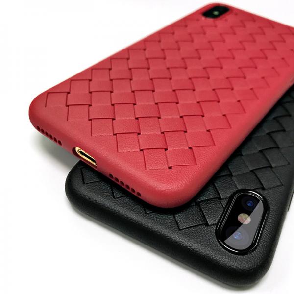 Quality Soft Tpu Iphone 11 Phone Case X Weave Pattern Cover For Apple Mobile Phone for sale