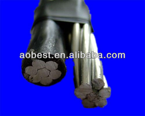 18-Year ABC Cable Low Voltage Service Drop Aluminum Duplex Triplex Quadruplex 4 Core XLPE PVC Overhead