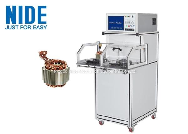 Double Test Station Coil Winding Stator Testing Machine For induction electric