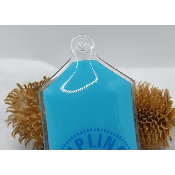 Personalised Car Keyrings TPU Soft Plastic Keychains Transparent