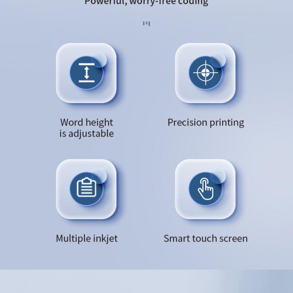 Inkjet Printer H16 Touch Screen Handheld Large Character Dot Matrix Coding Machine