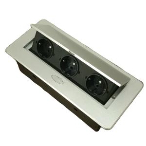 Conference Table Management with Soft Closing Tabletop Socket and Multimedia Brush
