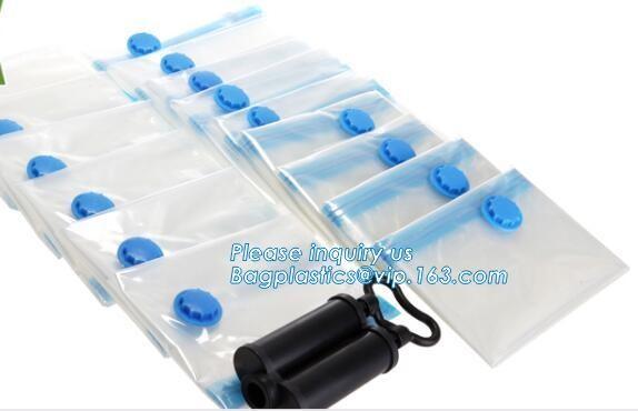 Quality resealable sealed space bags as seen on tv for blankets, poultry shrink vacuum bag for clothes and bedding, resealable s for sale