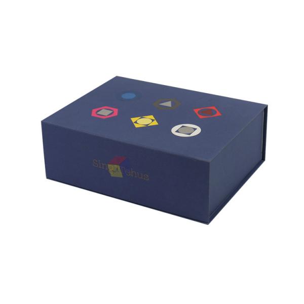 Collapsible Folding Rigid Cardboard Packaging Gift Magnetic Closure Paper Box Custom logo Printed
