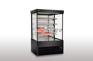 China Hook Type Tilting Shelf Open Front Refrigerated Display Case Embraco Compressor on sale