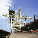 Receiving and Unloading Device for Bulk Carrier Ship Unloader