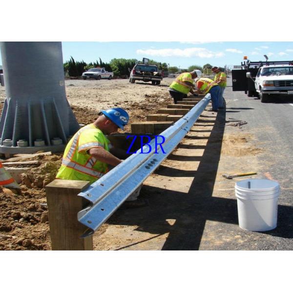 20 M / Min Guardrail Roll Forming Machine 15 Stands Servo Feeding Device