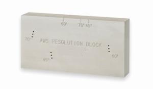 AWS RC Ultrasonic Reference Blocks for checking angle beam transducer resolution capability
