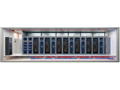 Cold Plate In-Row Infrastructure for Data Center Hosting Environments