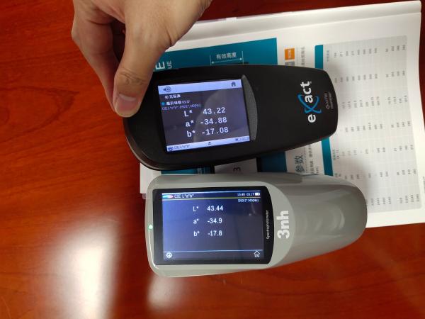 Quality YD5050 3nh Spectrophotometer CMYK Colorimeter With Pantone Color Code PC Software for sale