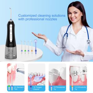 Usb Charged Cordless Water Flosser RoHS Approved