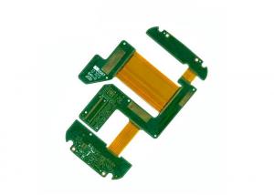 China Multi Layer Rigid Flex PCB With Green And Yellow Solder Mask UL Approval wholesale