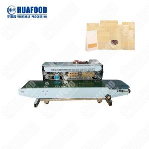 China Brand new continuous heat sealer plastic film continuous heat band sealer with date coding plastic bag sealing machine wholesale