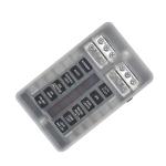 12-Way Blade Fuse Blocks 30A ATC 12 Way Fuse Holder With Ground Negative Bus LED