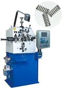 China Automatic Oiling CNC Spring Coiler , Fast Debug Flat Spring Manufacturing Machine wholesale