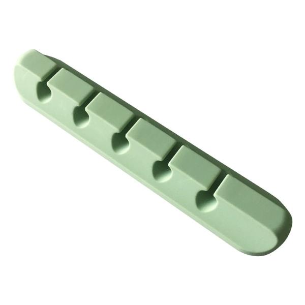 Customized Silicone 5-Hole Patch Cord Manager Cable Clamp For Office And Home Use