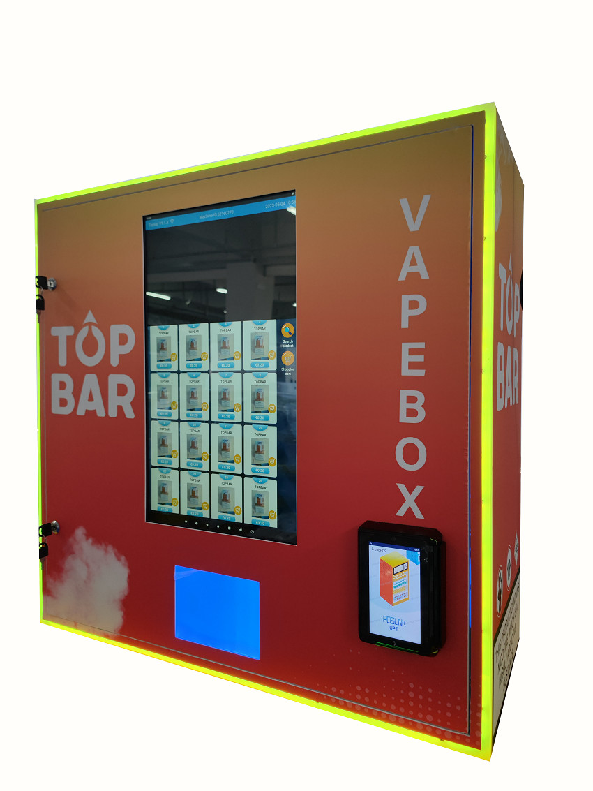 Wall Mounted Mini Electronic Vending Machine With Age Recognition System
