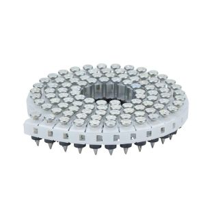 China HN25C Hardened Stainless Steel Collated Nails With Dome Head wholesale