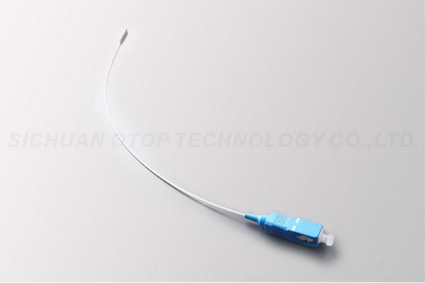 Quality SC / UPC Sc Pc Pigtail 0.9mm White Color For FTTB / FTTX Network for sale