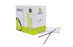 2 Core Shielded Security Alarm Cables , 7 Stranded Conductor for Video Surveillance