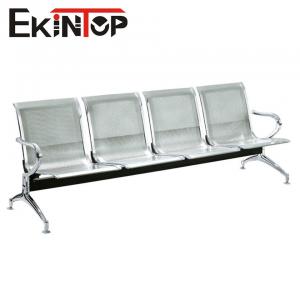 China OEM ODM Waiting Chair Bench With Armrest Cold Roll Steel Material wholesale