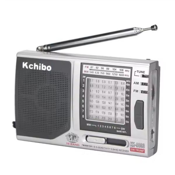 AM / FM Function Portable Radio Player with Rechargeable Battery Pack and Built