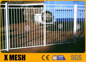 China Flat Top Aluminium Fencing 6063 T6 Powder Coated For Pool on sale