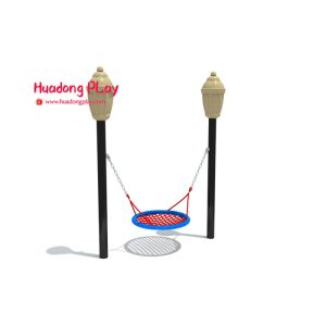 China Pvc Coated Playground Equipment Swings Home Using Galvanized Steel Pipe wholesale