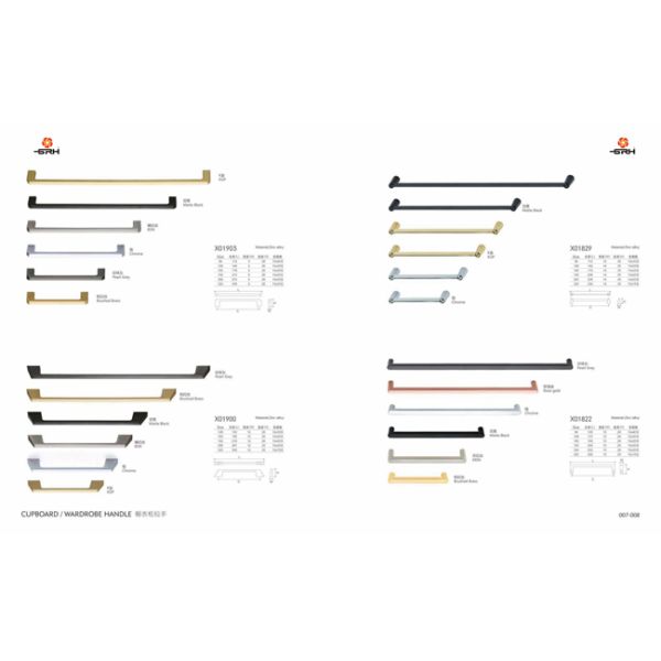 Modern Design Black Bar Pull