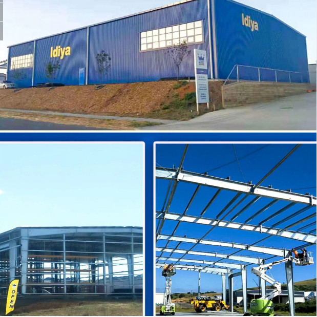 China Custom Steel Structure Warehouse Building with H Section Beams on sale