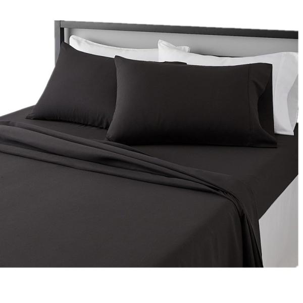 Quality Sustainable Bedding Set Plain Craft Pillowcase Bed Sheet with Fitted Sheet and Bed Cover for sale