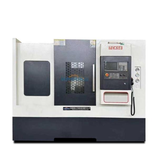 Quality 3 Jaw Manual Chuck TCK56 750mm Bench Mini small Horizontal Lathe Machine GSK CNC Control for sale