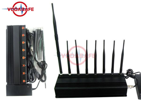 Quality High Efficiency Mobile Network Jammer Device , Cell Signal Blocker Jammer For Exam Class for sale