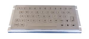 China Mini size ruggedized keyboard with 47key for rear panel mount metallic keyboard wholesale