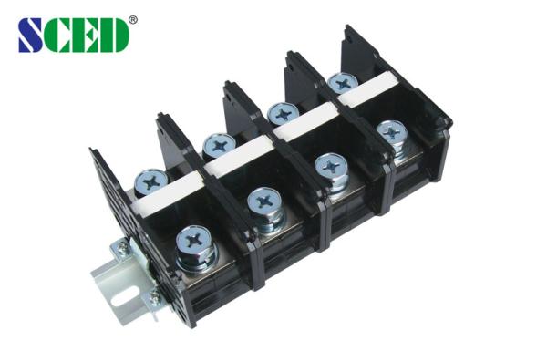Quality 200A 600V High Current Rail Terminal Connectors , 24P Power Terminal Block 36.00mm Pitch for sale