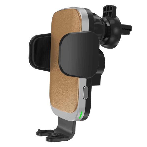 Quality Air Vent C Coil Sensor QI 10W Car Mount Wireless Charger for sale