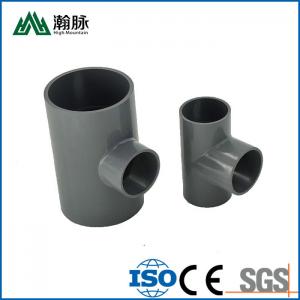 China Customized 3 Way PVC Pipe Fittings DN 20mm 30mm For Water Supply wholesale