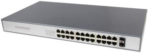 China Factory OEM/ODM 24 Port Ethernet Fiber Switch 1000M 24 RJ45 Port Network Switch for Company Network on sale