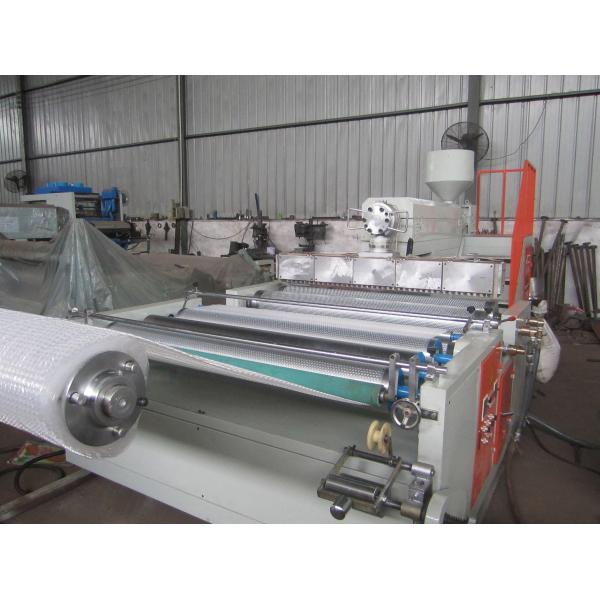Automatic Two Layers PE Bubble Film Making Machine , Blown Film Extruder