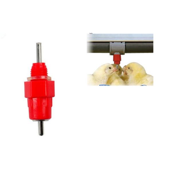POM 360 Degree Poultry Water Drinkers Nipple 9mm Plastic Feeder