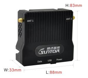 China 15-20KM 1.4GHz OFDM Drone Video Transmitter And Receiver UAV Wireless DC 9~13V on sale