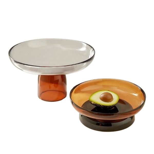 B2B Custom logo & Size Glass Fruit Plates|Wholesale for Restaurants/Hotels | Factory Direct Bulk Order