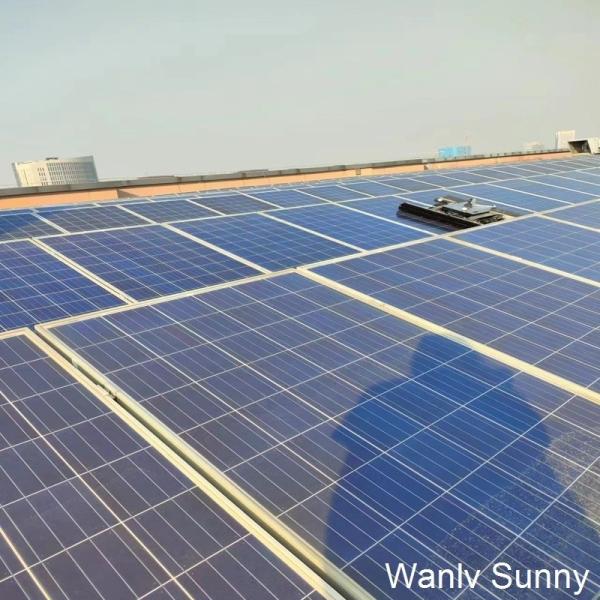 Quality Upgrade Your Solar Panel Maintenance with Semi-Automatic Cleaning Robot and Brushes for sale