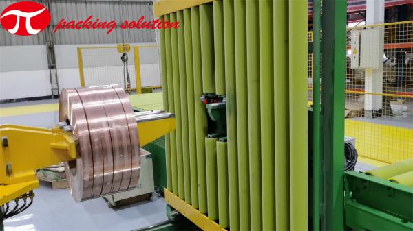 High Demand Horizontal Automatic Copper Coil Wrapping Packing Machine PLC