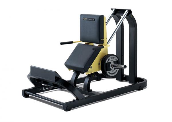 Quality Square Tube Hammer Strength Calf Raise Machine Seated Type With Steel Frame for sale