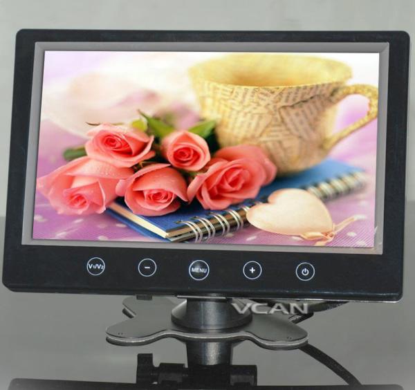 Quality TM-9009 9 inch headrest monitor with touch button and install bracket for sale