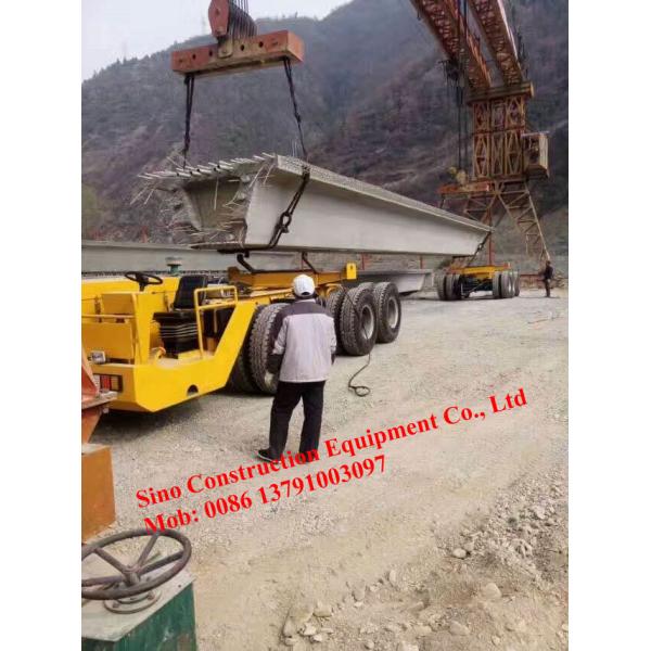 Weifang Engine Three Axles 180 Ton Precast Bridge Girder