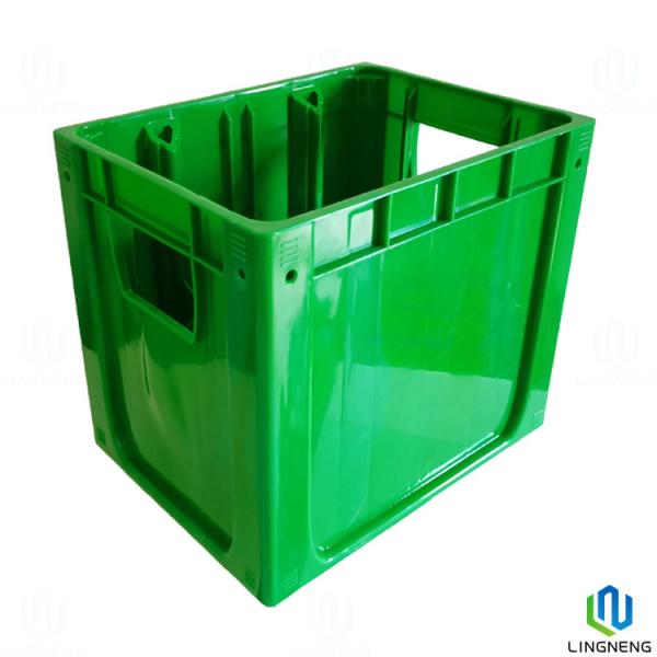 Quality Collapsible Stackable Storage Crates Plastic Bottle Crates Logo Customized for sale