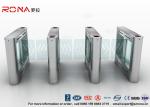 Pedestrian Access Security Swing Barrier Gate Anti - Pinch Mechanical Structure