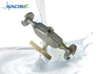 Microbend Type Sanitary Flow Meter , Coriolis Mass Milk Flow Meter With LCD